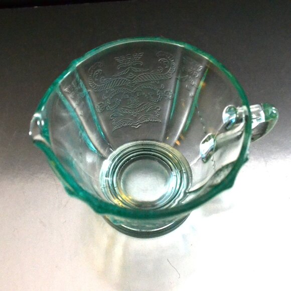 Indiana Glass Recollection Creamer And Sugar Set Reproduction Madrid Federal - Picture 6 of 10